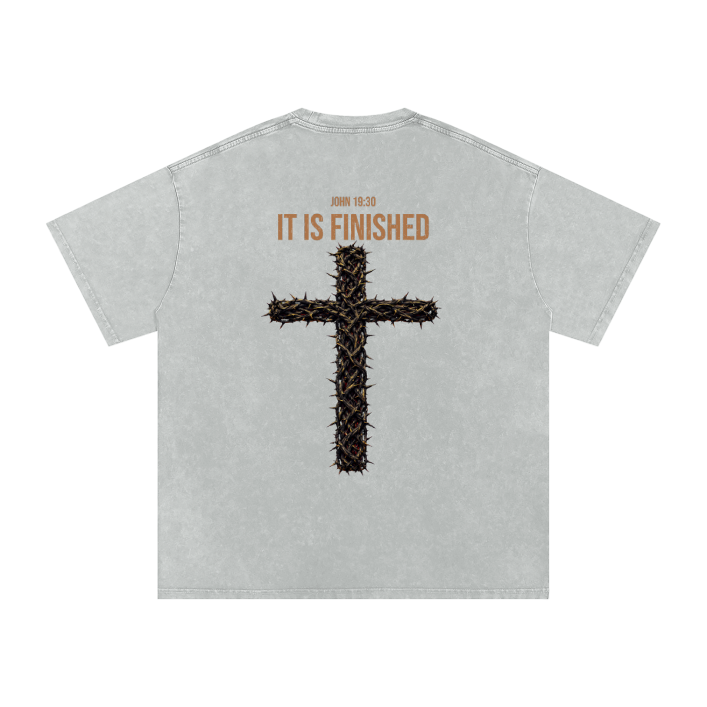 IT IS FINISHED | Washed Oversized T-Shirt