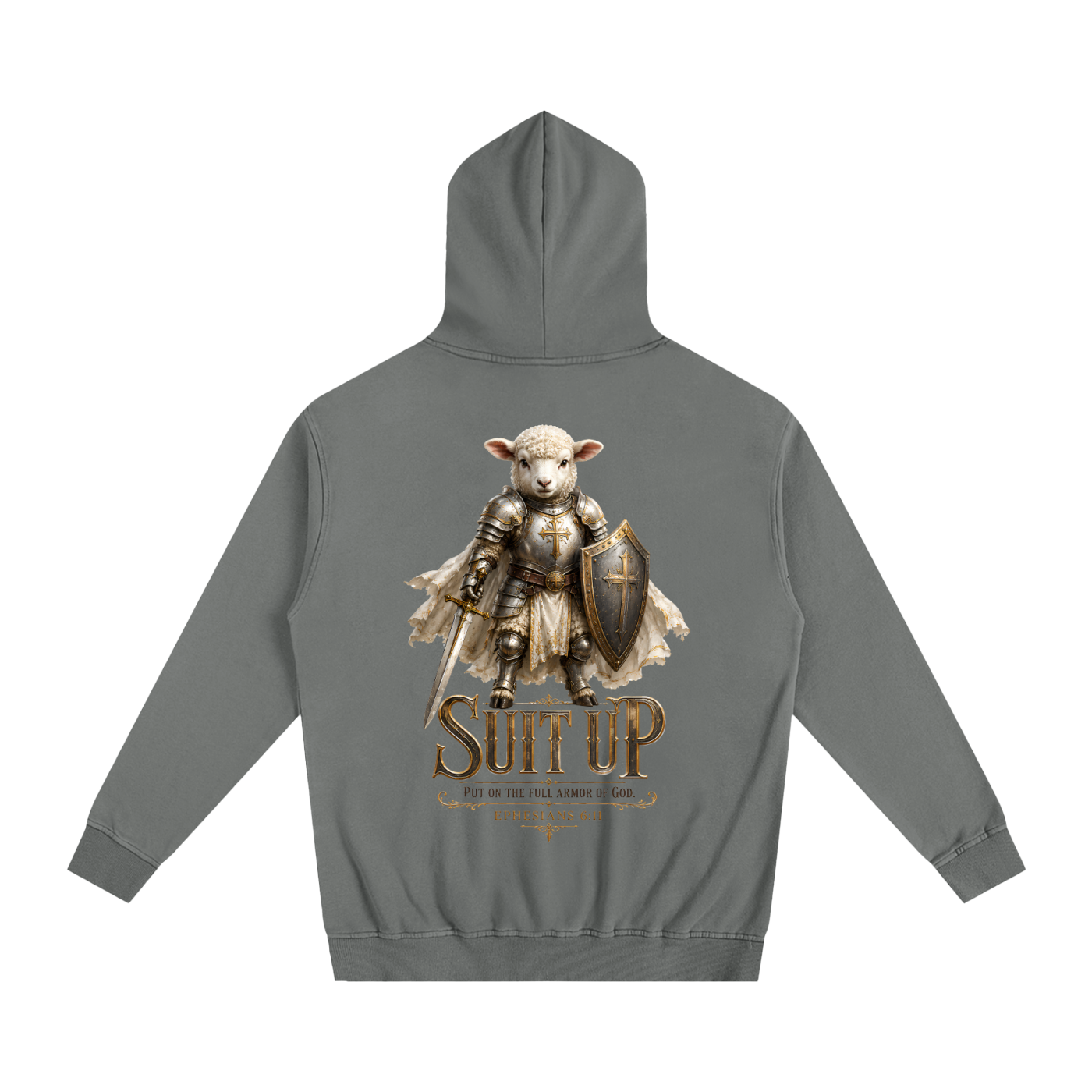 SUIT UP - Armor of God Oversized Hoodie
