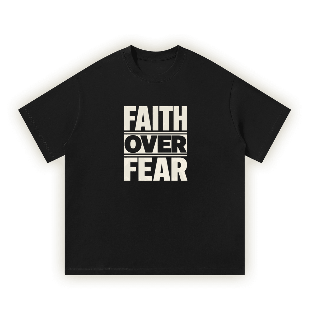 Faith Over Fear | Basic Oversized T-Shirt