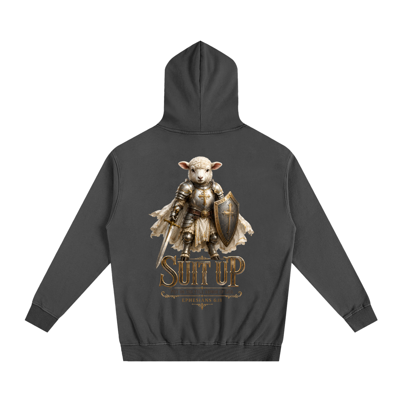SUIT UP - Armor of God Oversized Hoodie