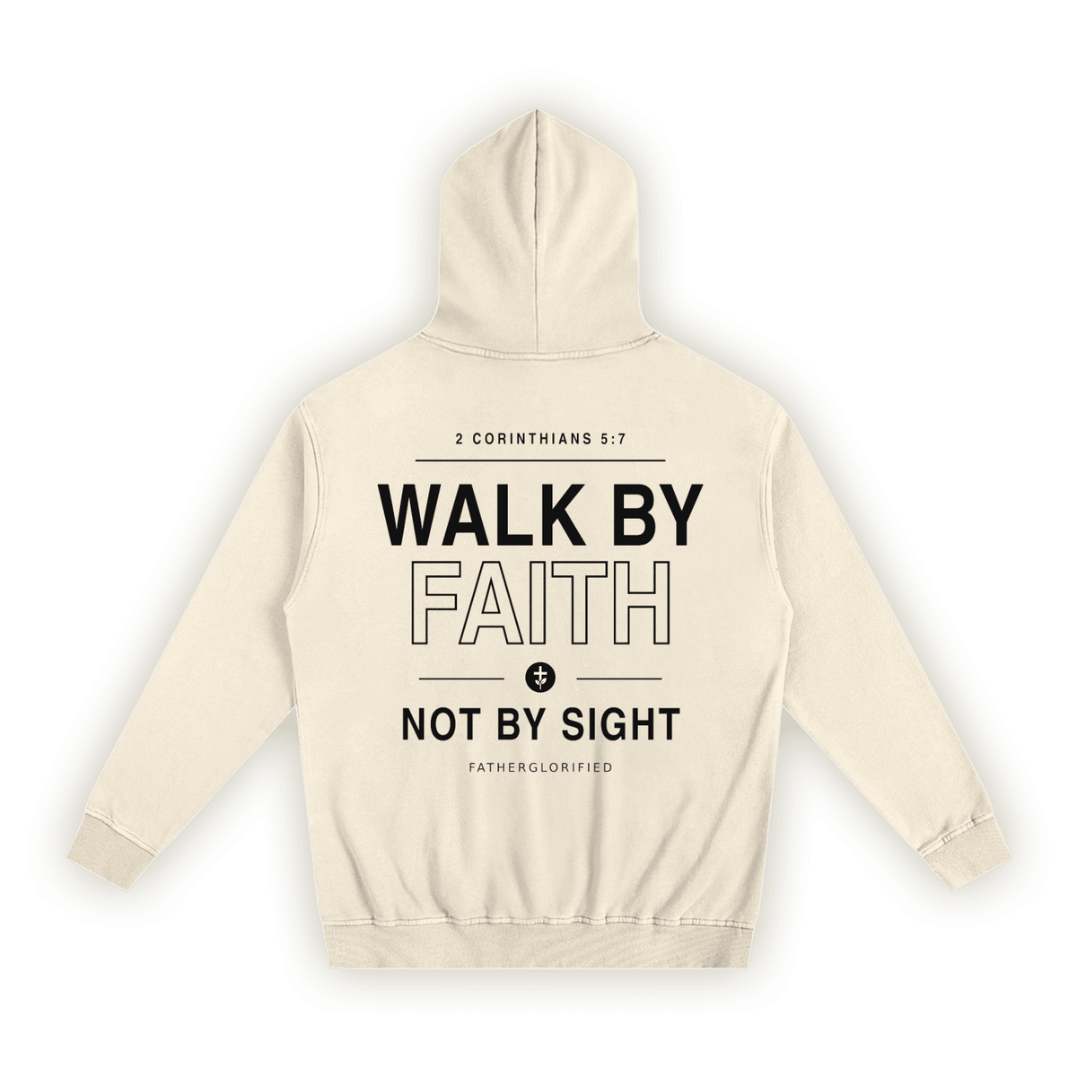 Walk by Faith | Oversize kapucnis pulóver