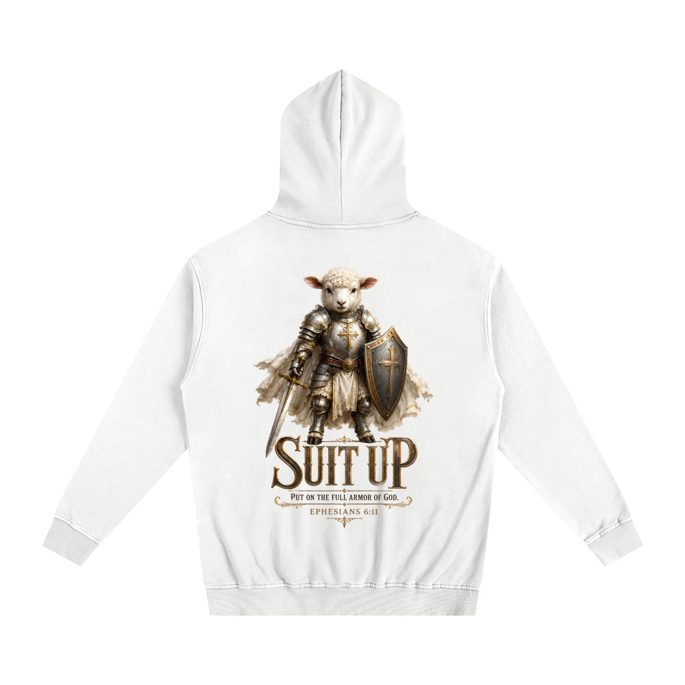 SUIT UP - Armor of God Oversized Hoodie