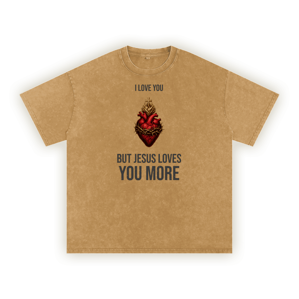 Sacred Heart | Washed Oversized T-Shirt