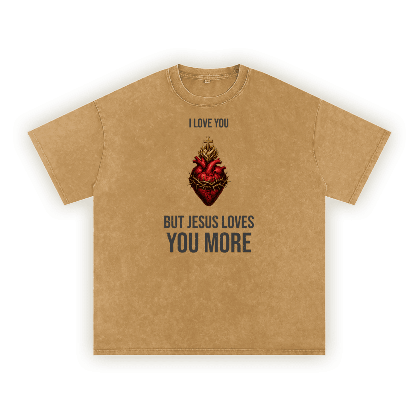 Sacred Heart | Washed Oversized T-Shirt
