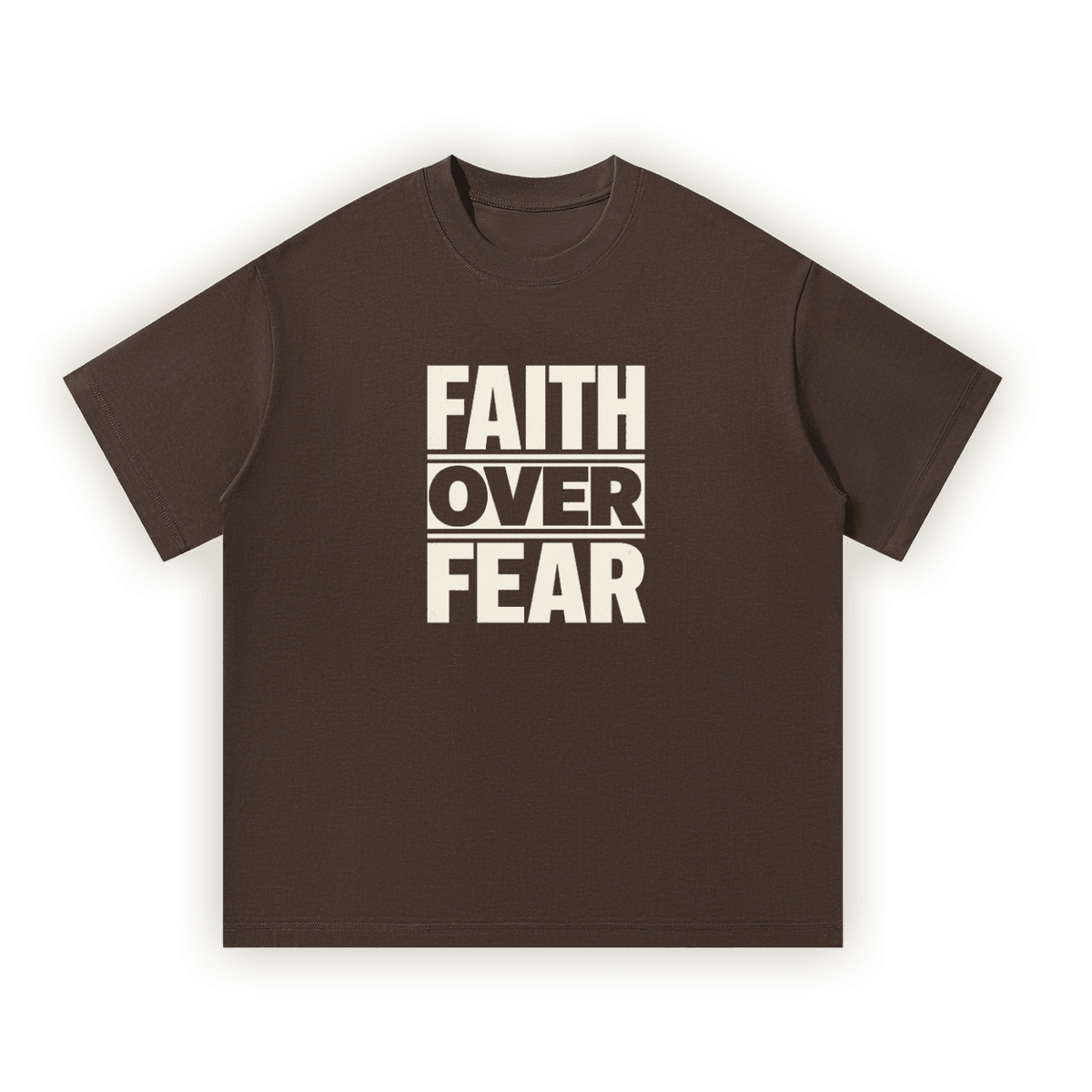 Faith Over Fear | Basic Oversized T-Shirt