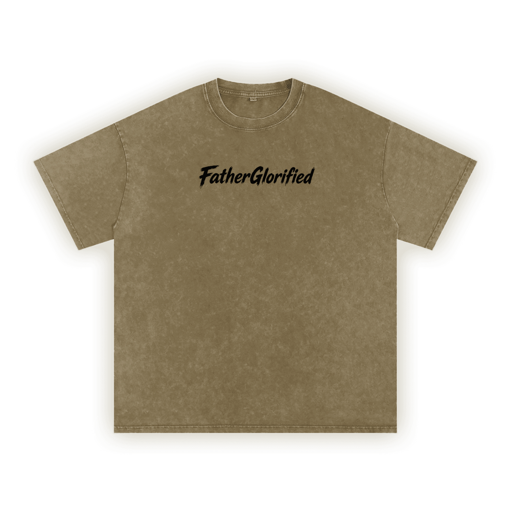 Walk by Faith | Washed Oversized T-Shirt