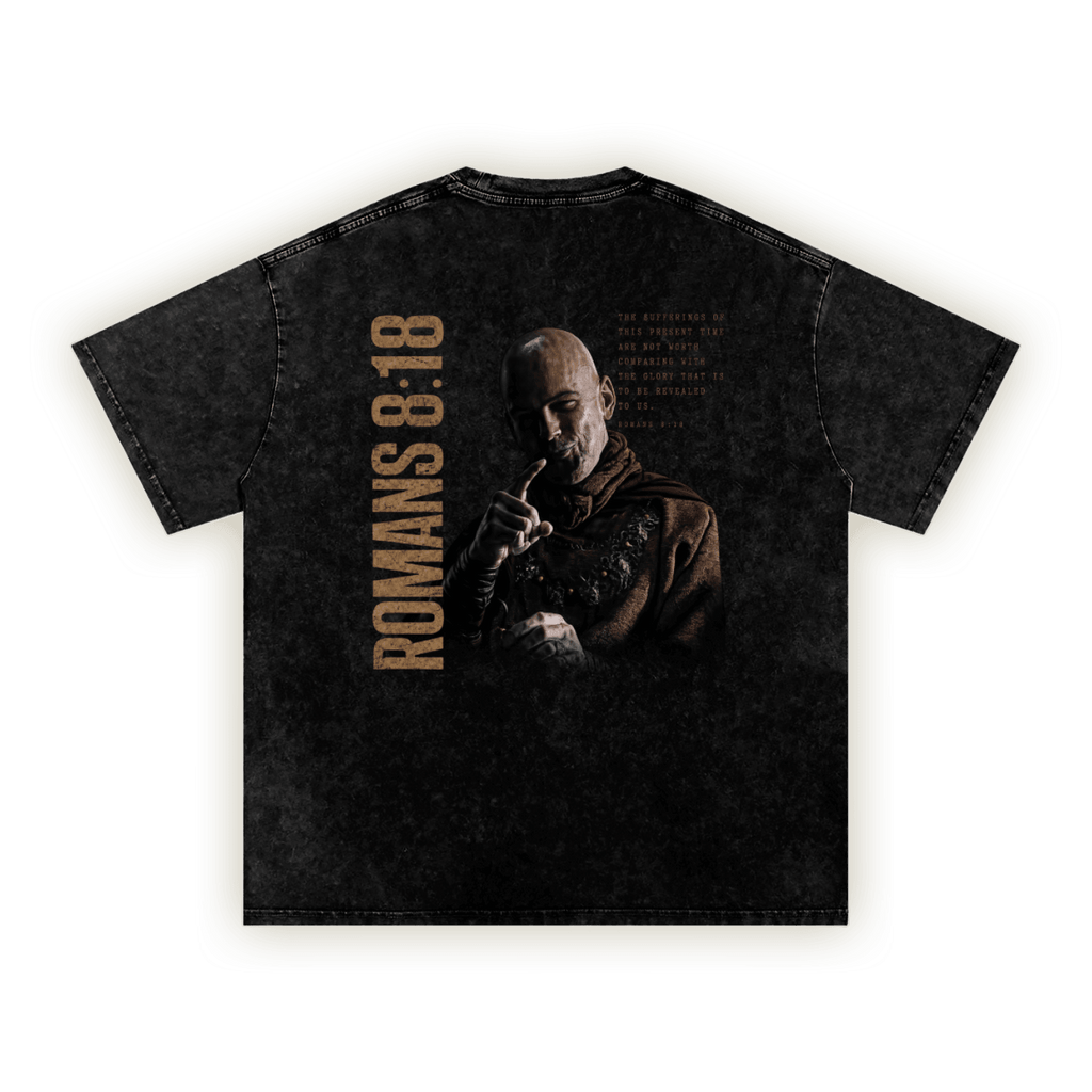 Romans 8:18 | Washed Oversized T-Shirt