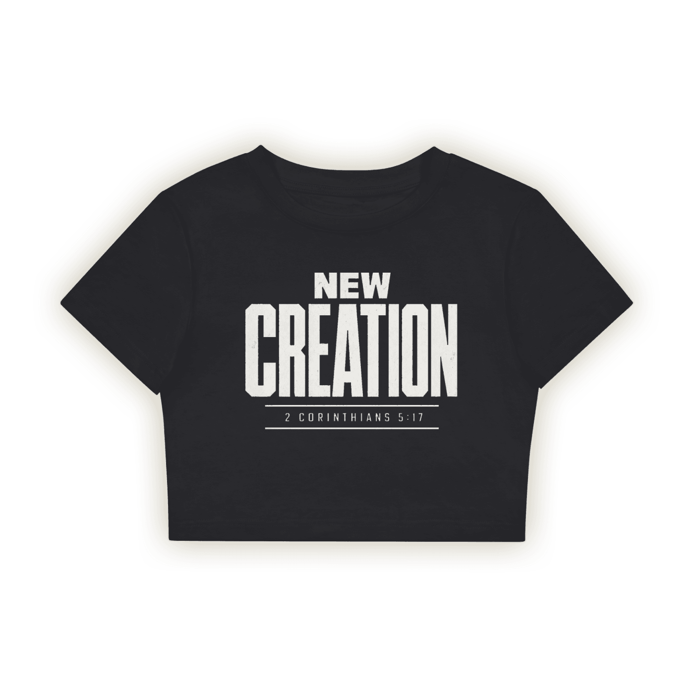 2 Corinthians 5:17 | Fitted Crop T-Shirt