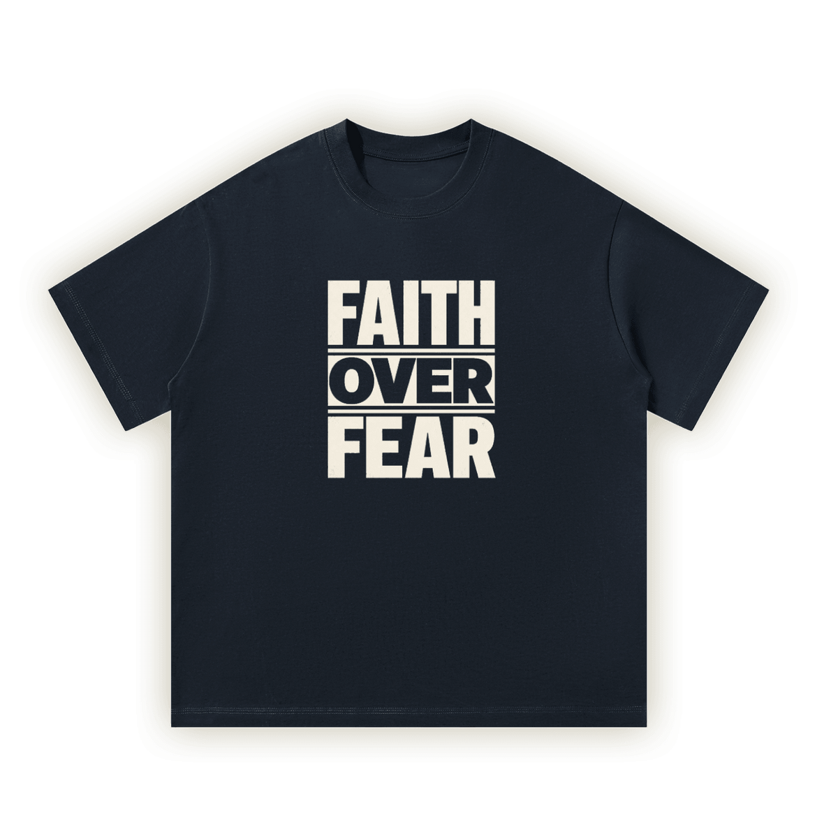 Faith Over Fear | Basic Oversized T-Shirt