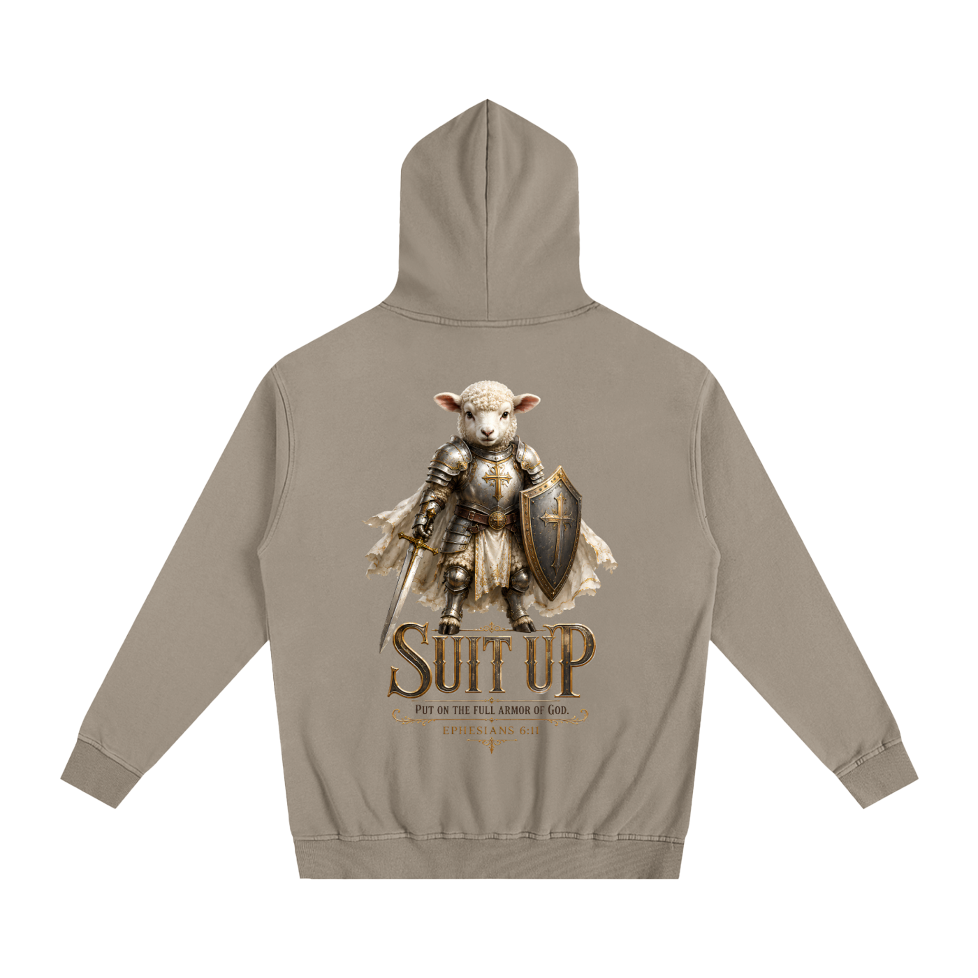 SUIT UP - Armor of God Oversized Hoodie