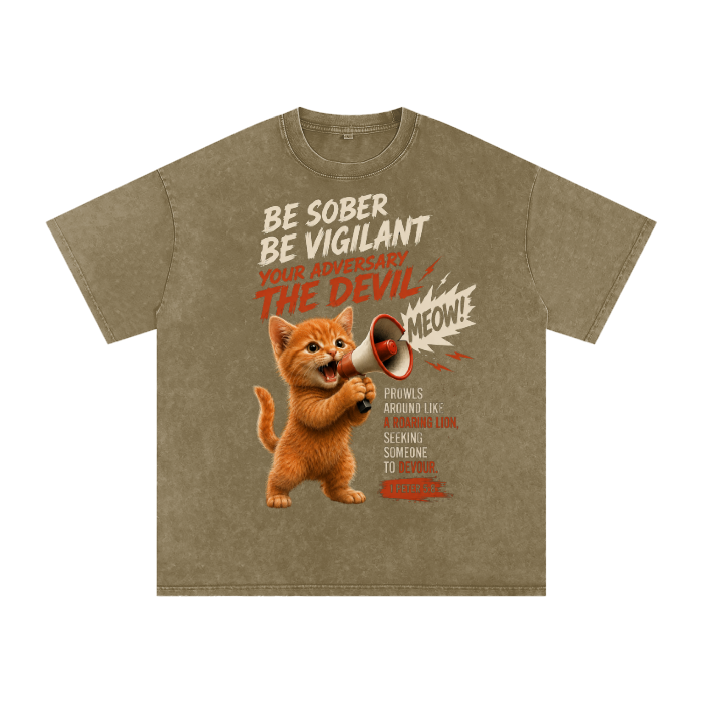 Be Sober, Be Vigilant Oversized T-shirt
