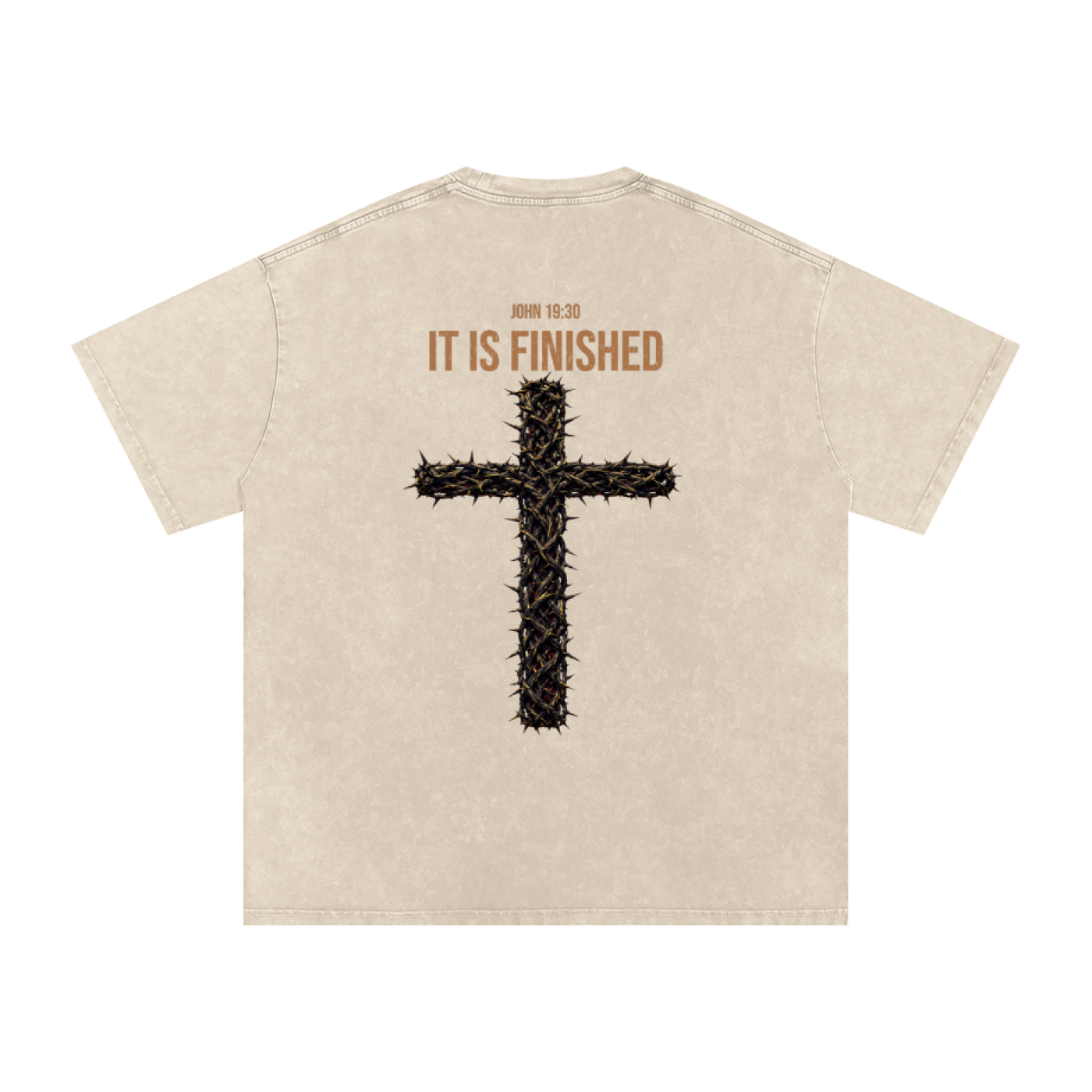 IT IS FINISHED | Washed Oversized T-Shirt