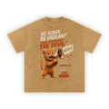 Be Sober, Be Vigilant | Washed  Oversized T-shirt