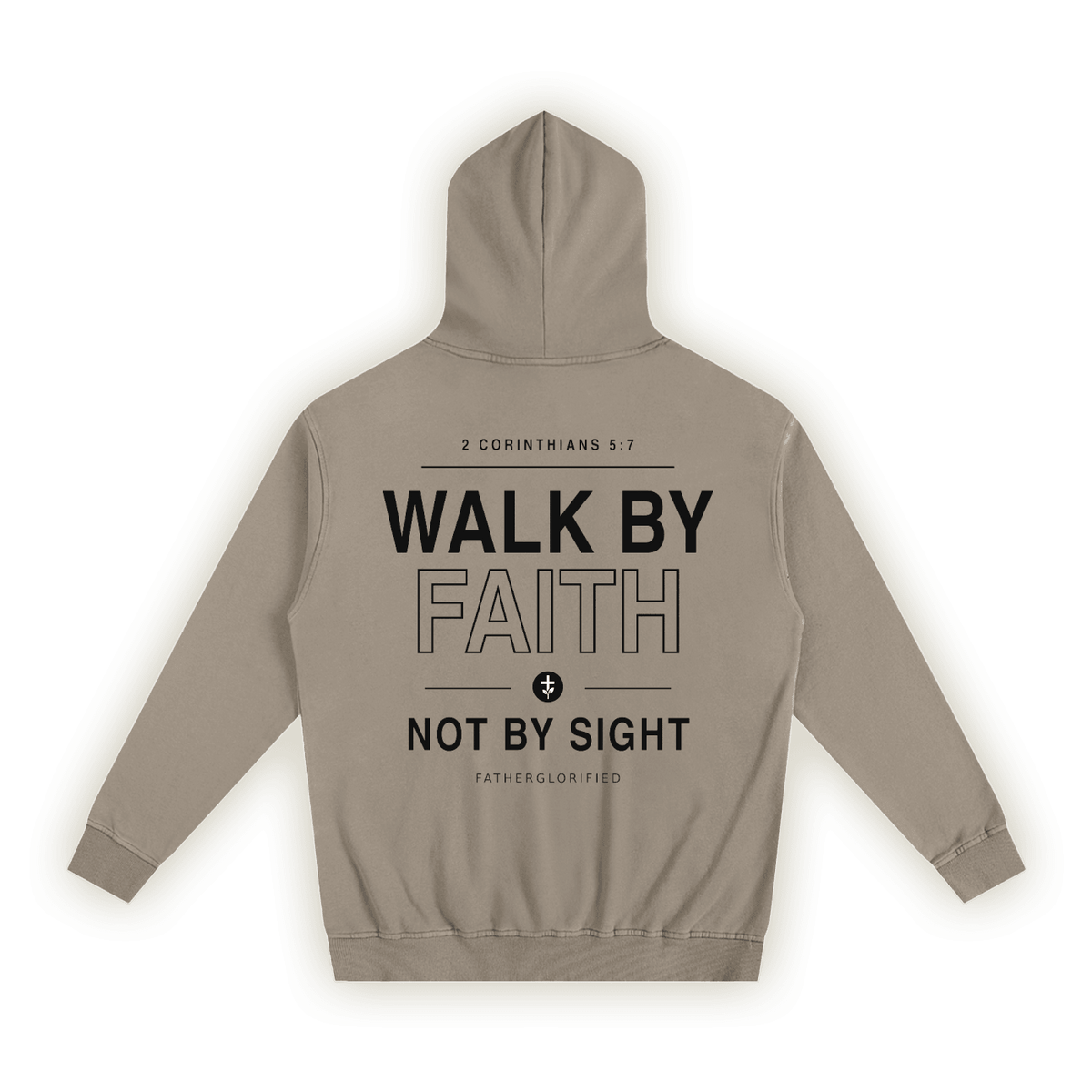 Walk by Faith | Oversize kapucnis pulóver