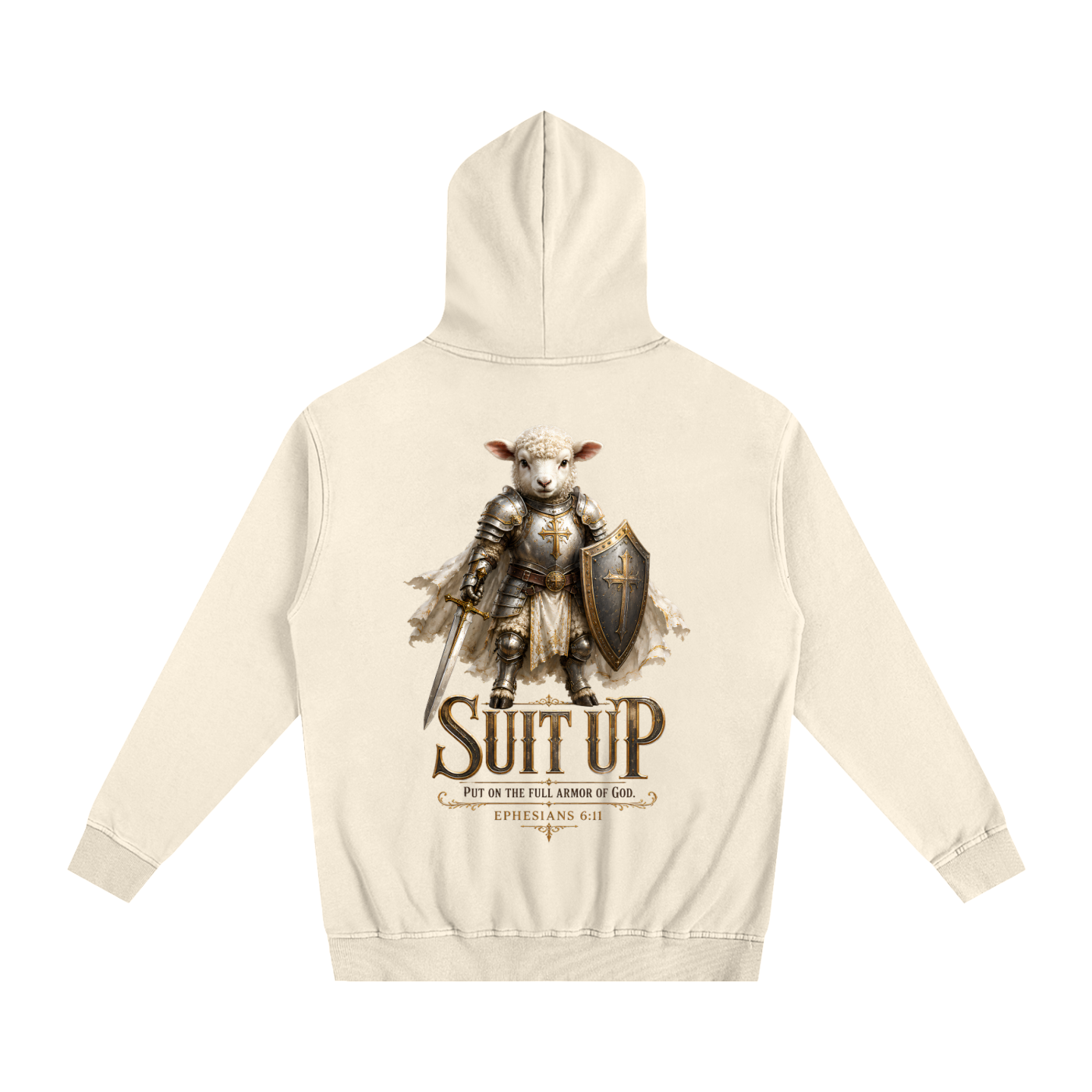 SUIT UP - Armor of God Oversized Hoodie