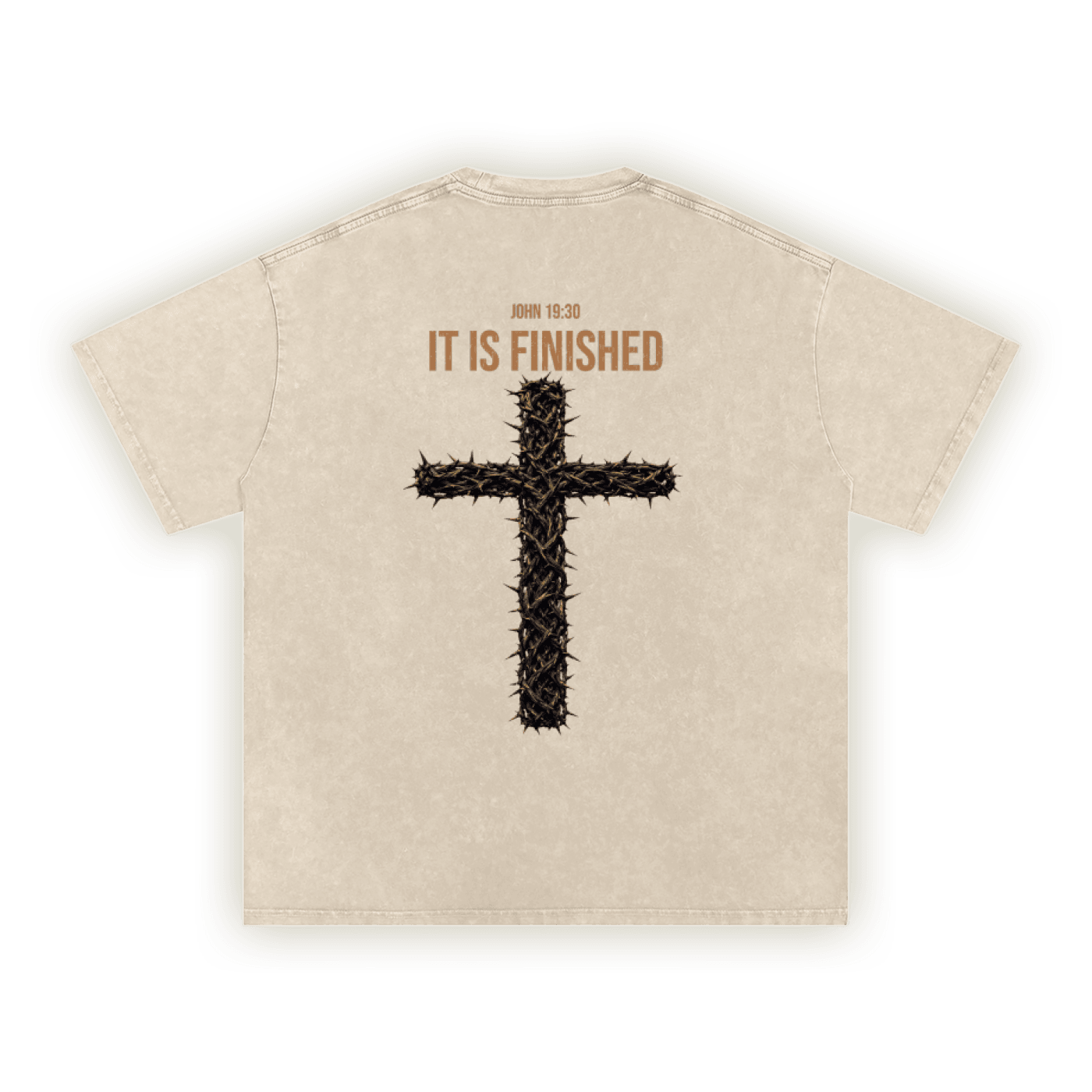 IT IS FINISHED | Washed Oversized T-Shirt