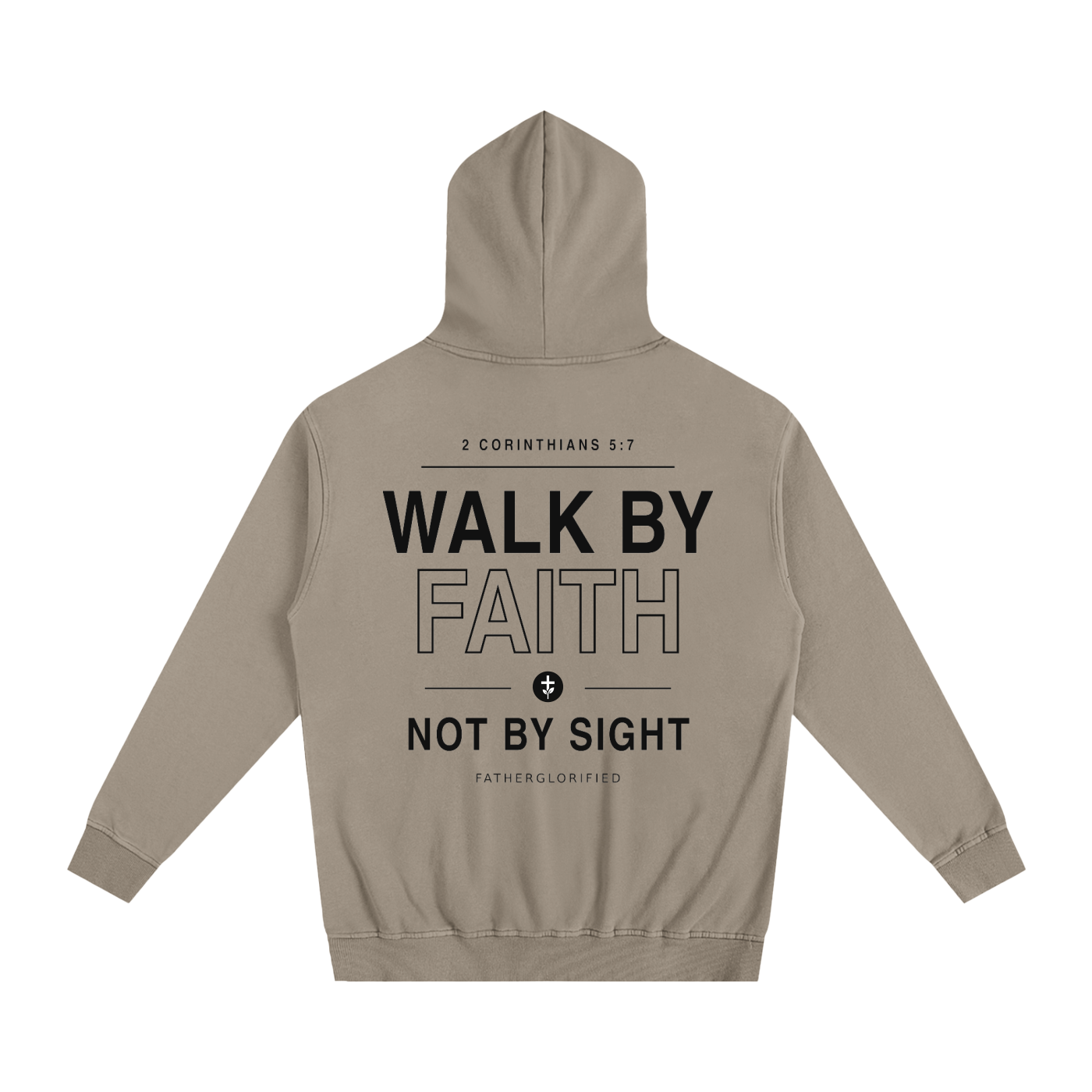 Walk by Faith Oversized Hoodie