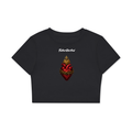 Sacred Heart Fitted Crop T-Shirt
