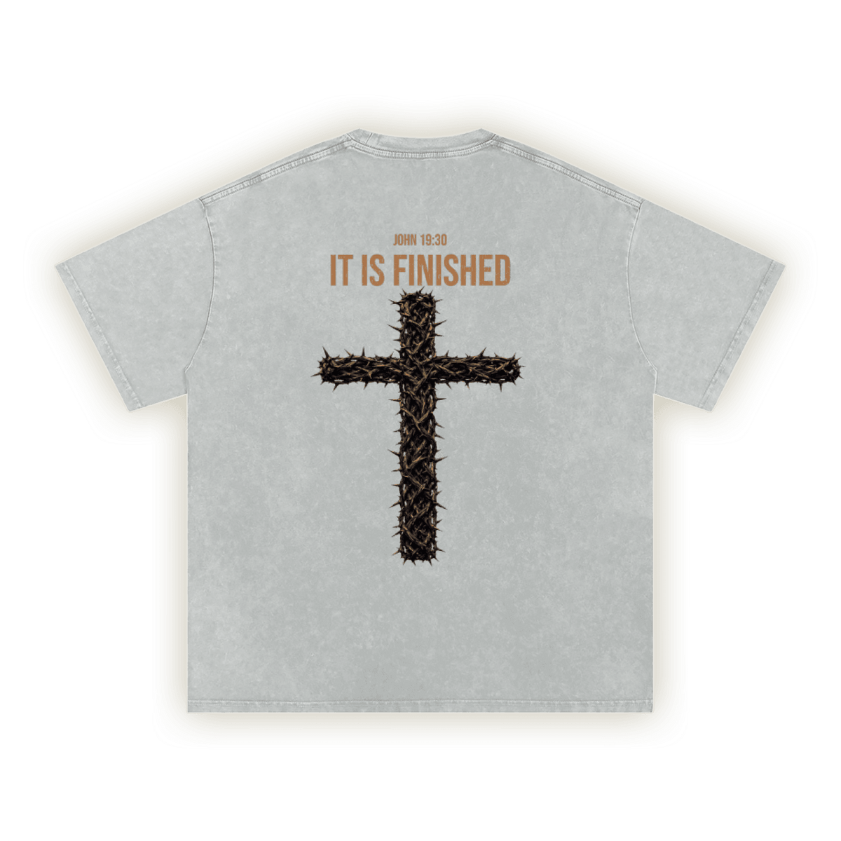 IT IS FINISHED | Washed Oversized T-Shirt