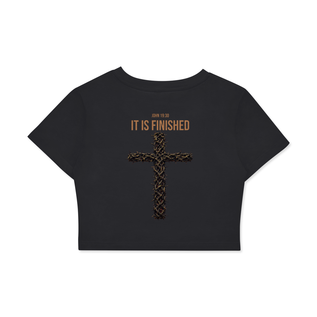 IT IS FINISHED | Fitted Crop T-Shirt