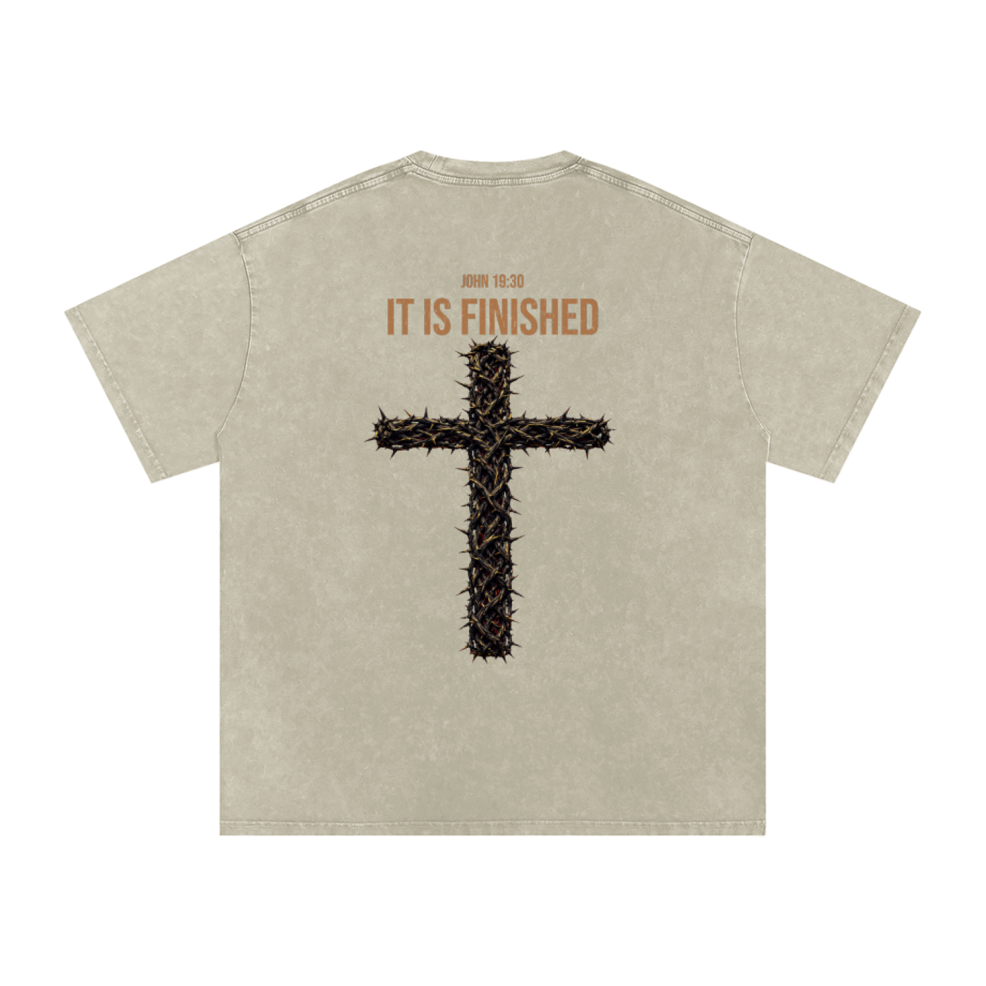 IT IS FINISHED | Washed Oversized T-Shirt