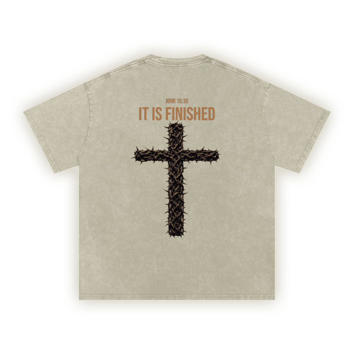 IT IS FINISHED | Washed Oversized T-Shirt