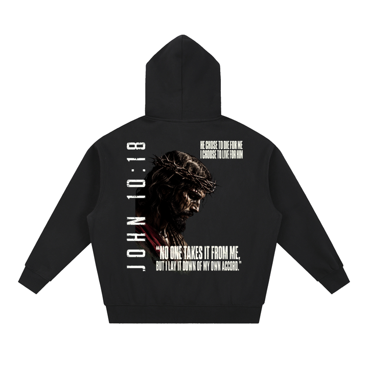 John 10:18 | Oversized Boxy Fit  Hoodie