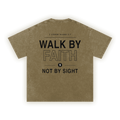 Walk by Faith | Washed Oversized T-Shirt