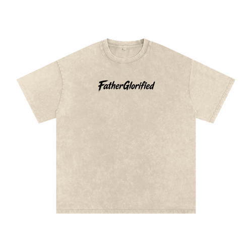 Exodus 14:14 | Washed Oversized T-Shirt