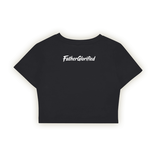 1 Corinthians 10:31 | Fitted Crop T-Shirt