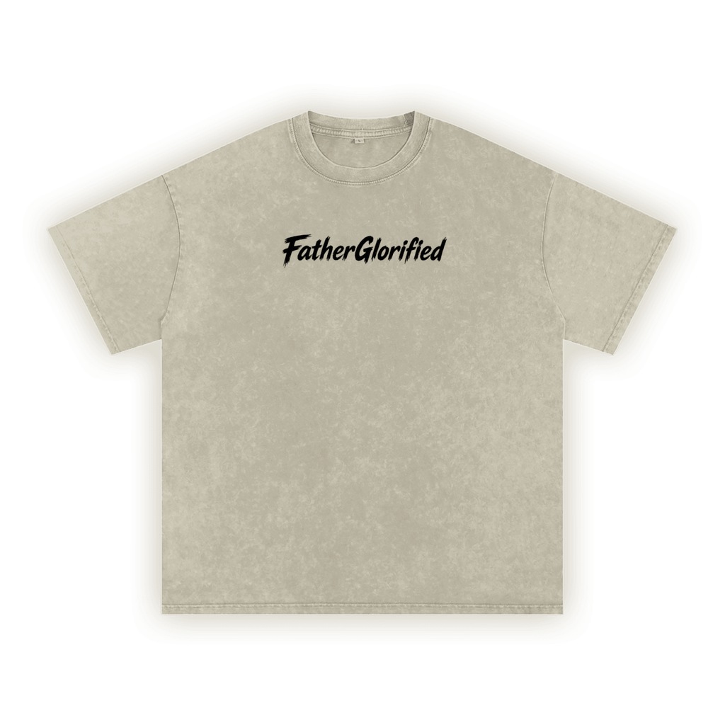 Walk by Faith | Washed Oversized T-Shirt