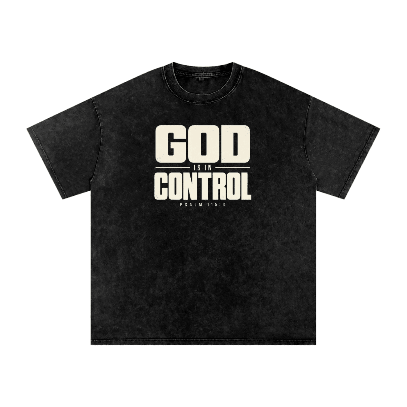 God is in Control | Washed Oversized T-Shirt - FatherGlorified