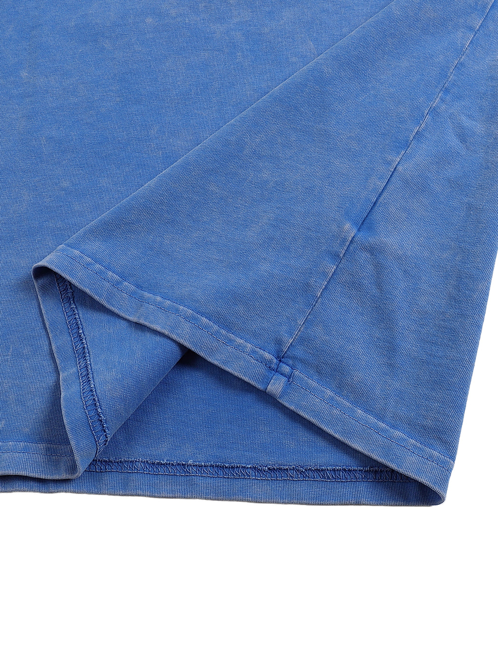 Matthew 6:33 | Washed Oversized T-Shirt — washed cotton sleeve and hem detail
