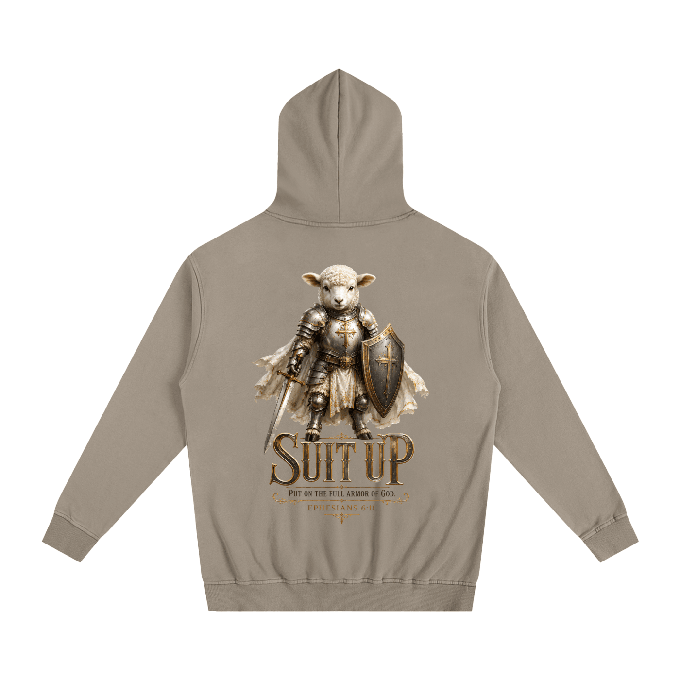 SUIT UP - Armor of God | Oversized Hoodie - FatherGlorified